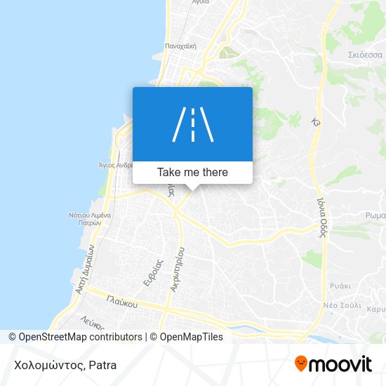 Χολομώντος map