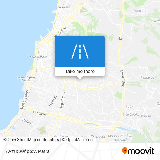 Αντικυθήρων map