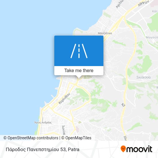 Πάροδος Πανεπστημίου 53 map
