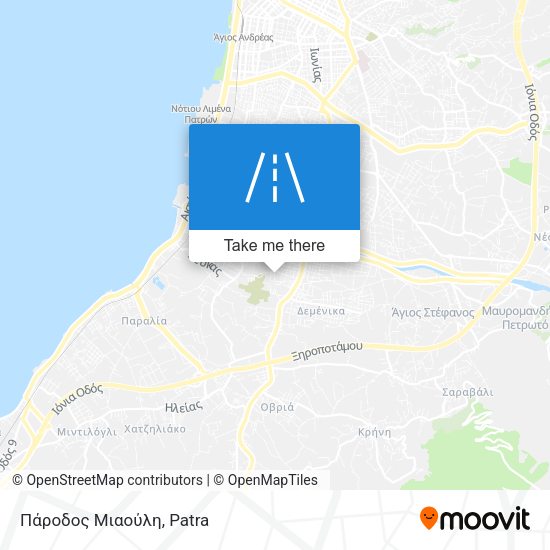 Πάροδος Μιαούλη map