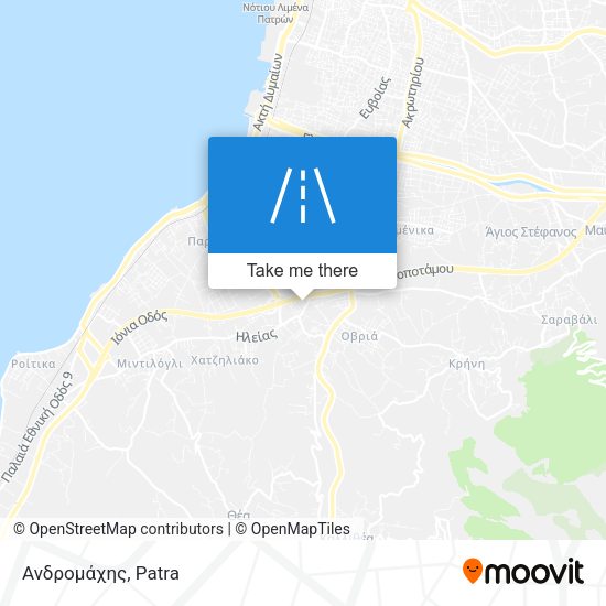 Ανδρομάχης map