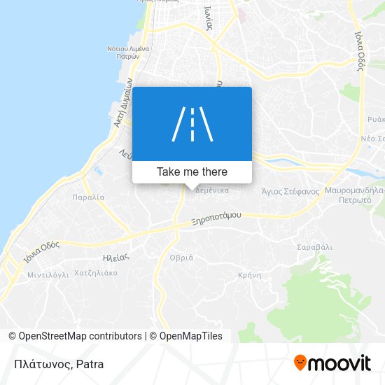 Πλάτωνος map