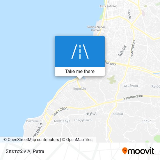 Σπετσών Α map