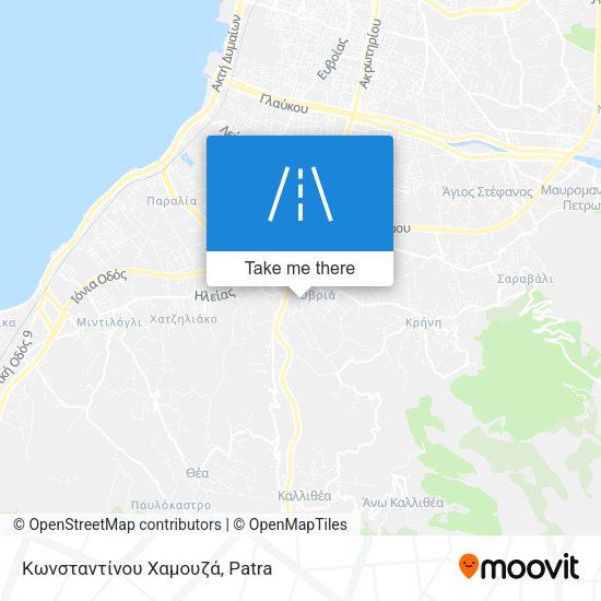 Κωνσταντίνου Χαμουζά map