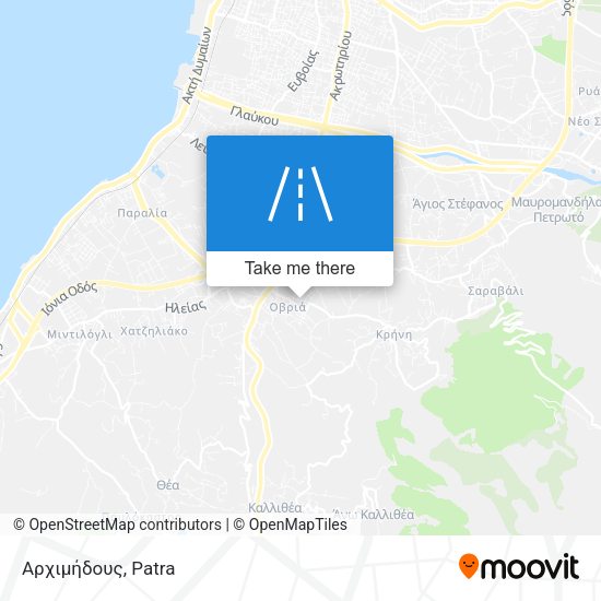 Αρχιμήδους map
