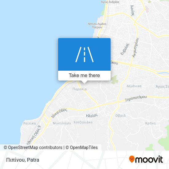 Πιπίνου map
