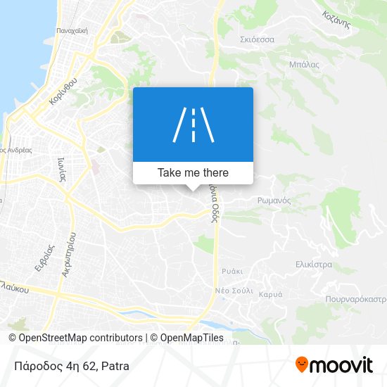 Πάροδος 4η 62 map