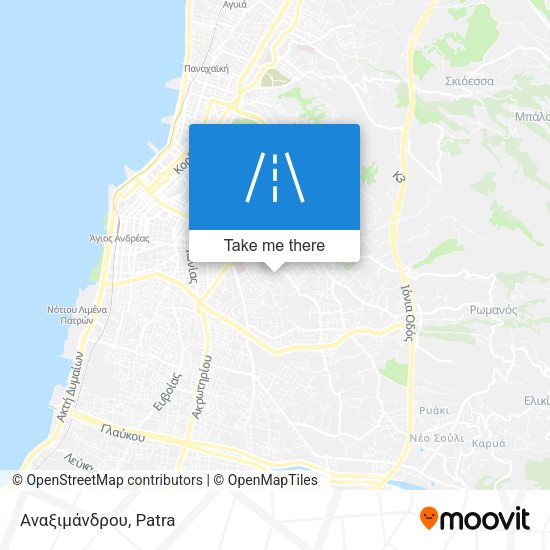 Αναξιμάνδρου map