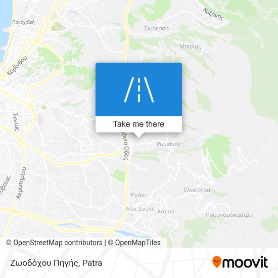 Ζωοδόχου Πηγής map