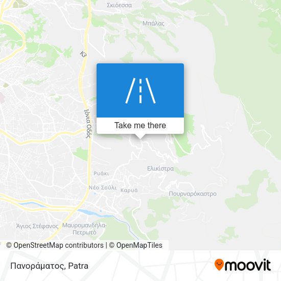Πανοράματος map