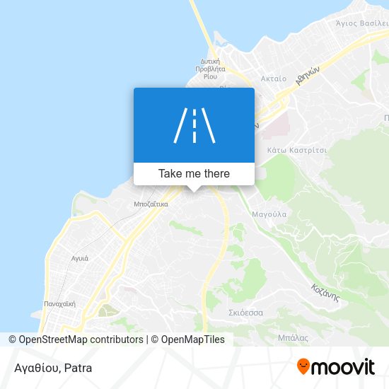 Αγαθίου map