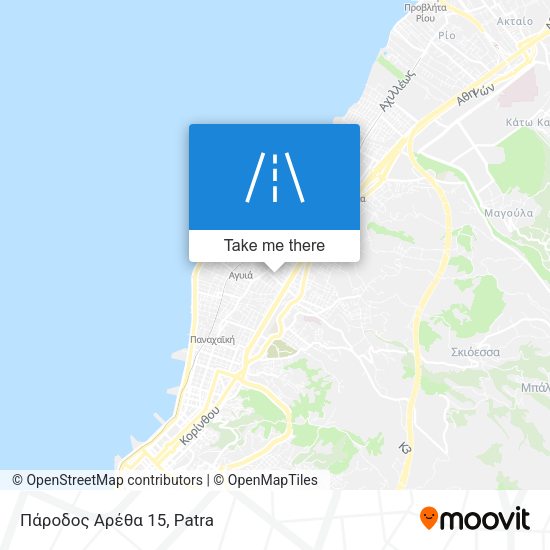 Πάροδος Αρέθα 15 map