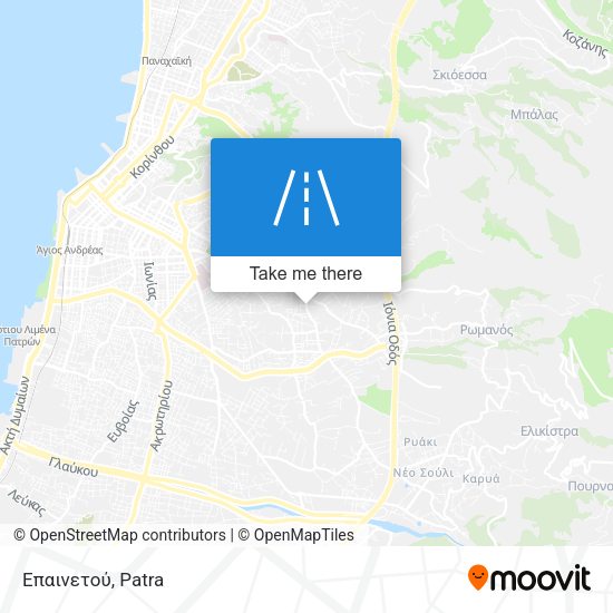 Επαινετού map