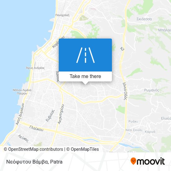 Νεόφυτου Βάμβα map
