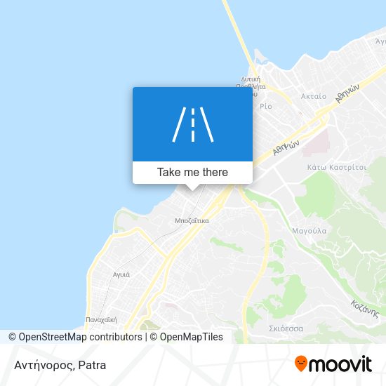 Αντήνορος map
