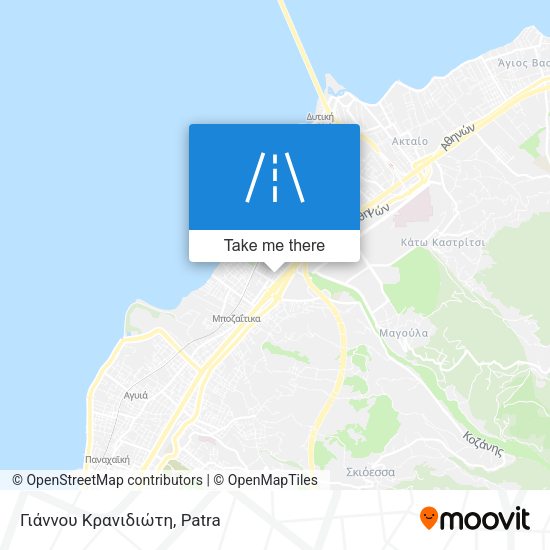 Γιάννου Κρανιδιώτη map