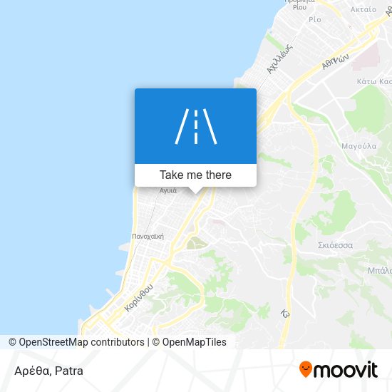 Αρέθα map