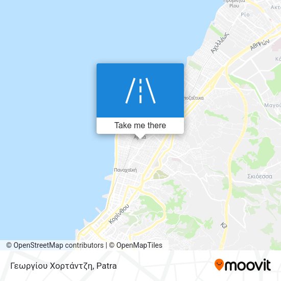 Γεωργίου Χορτάντζη map