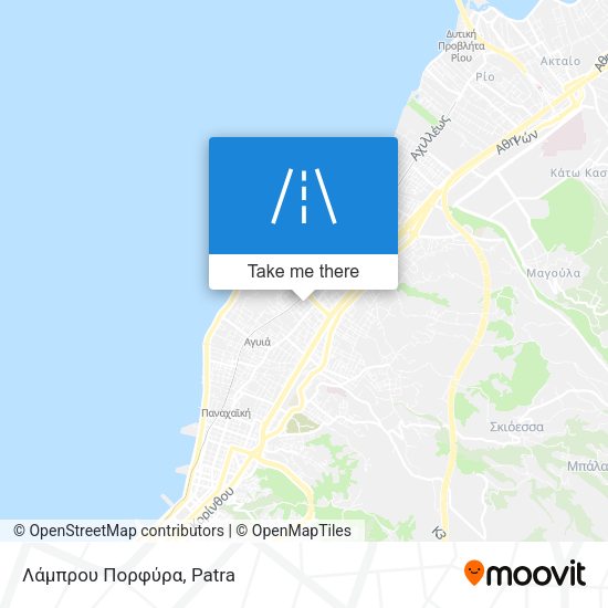 Λάμπρου Πορφύρα map