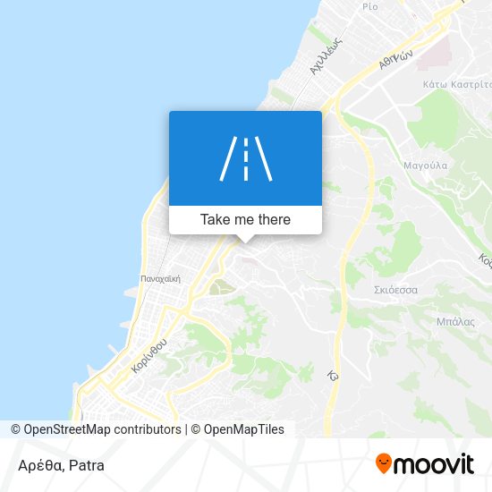 Αρέθα map