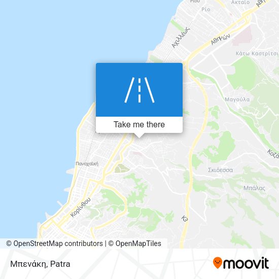 Μπενάκη map