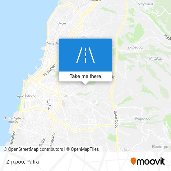 Ζήτρου map