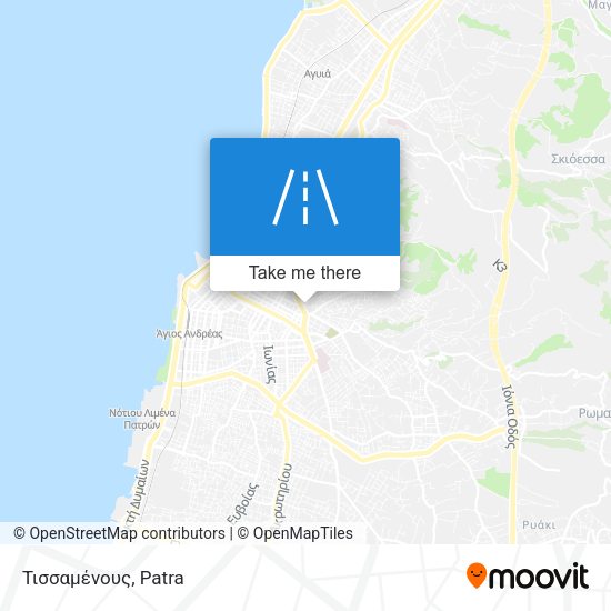 Τισσαμένους map