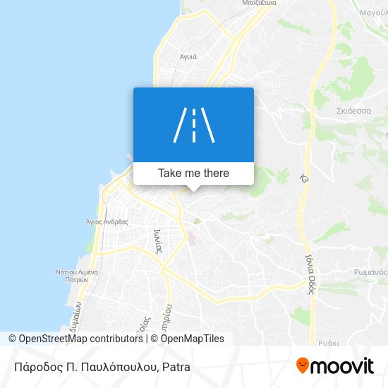 Πάροδος Π. Παυλόπουλου map