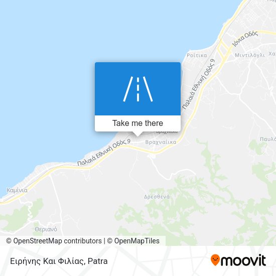Ειρήνης Και Φιλίας map