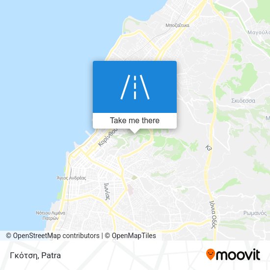 Γκότση map