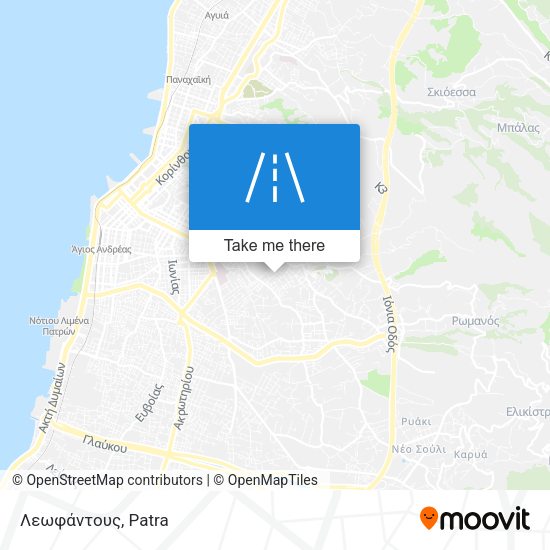 Λεωφάντους map