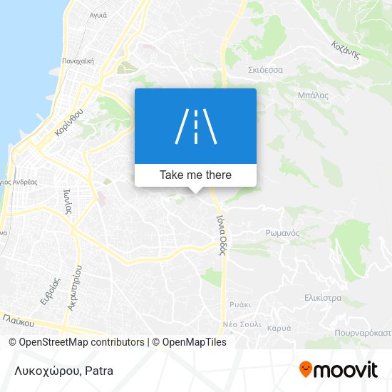Λυκοχώρου map