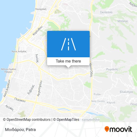 Μινδάρου map