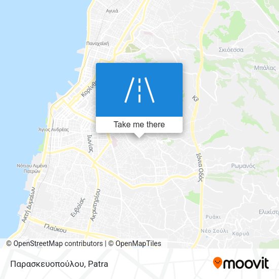 Παρασκευοπούλου map