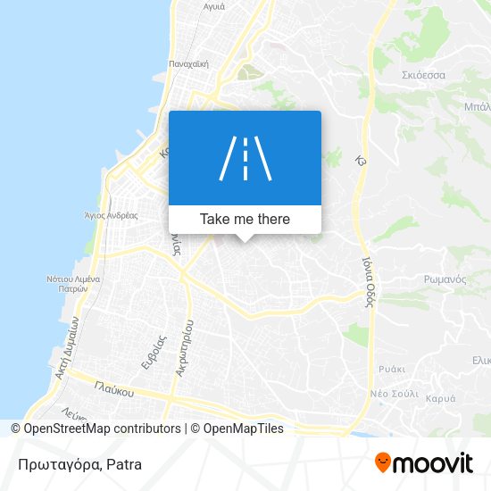 Πρωταγόρα map