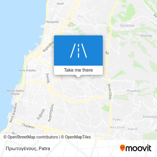 Πρωτογένους map