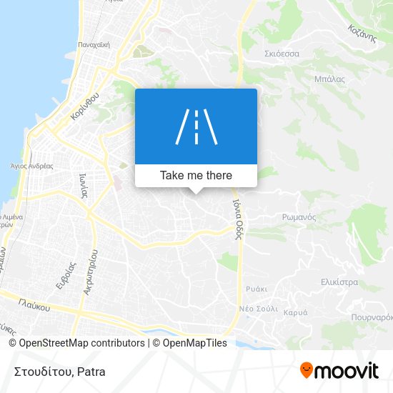 Στουδίτου map