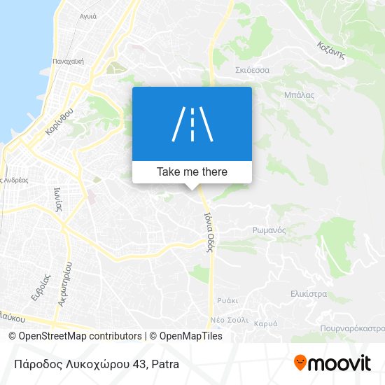 Πάροδος Λυκοχώρου 43 map