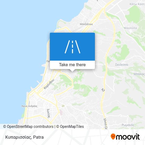 Κυπαρισσίας map