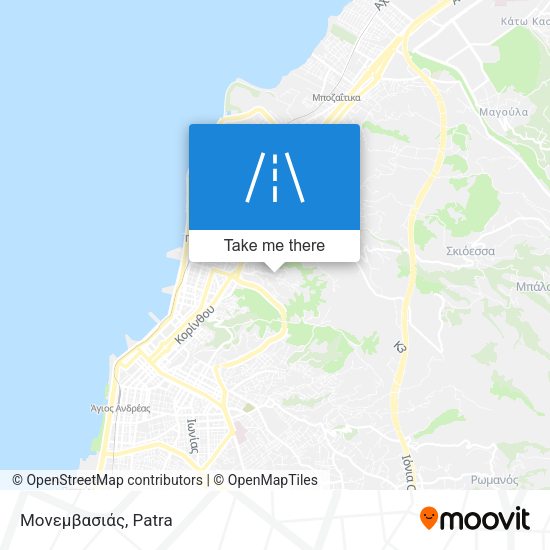 Μονεμβασιάς map