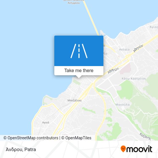 Άνδρου map