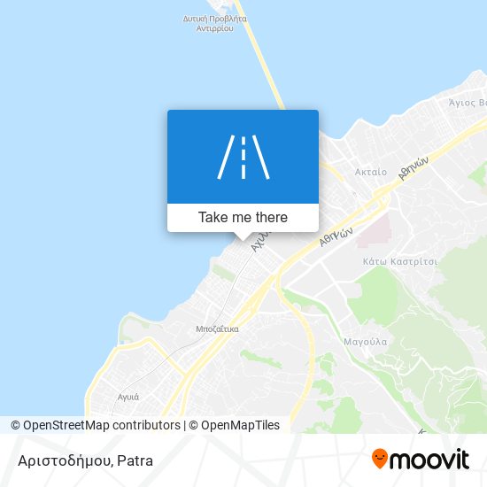 Αριστοδήμου map