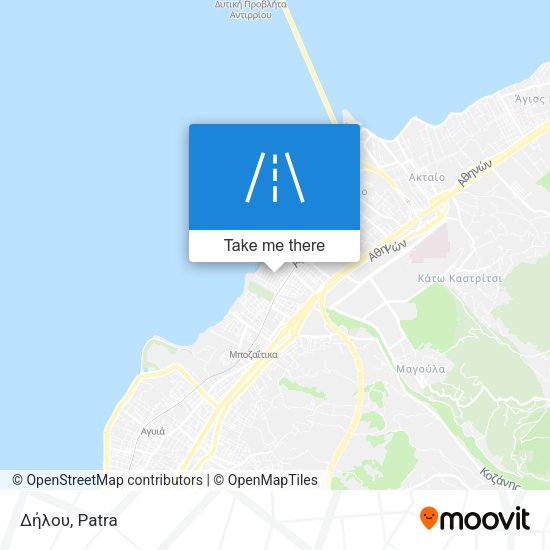 Δήλου map