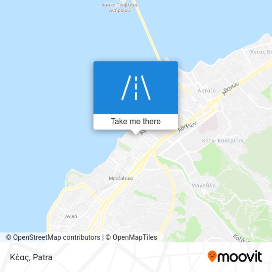 Κέας map