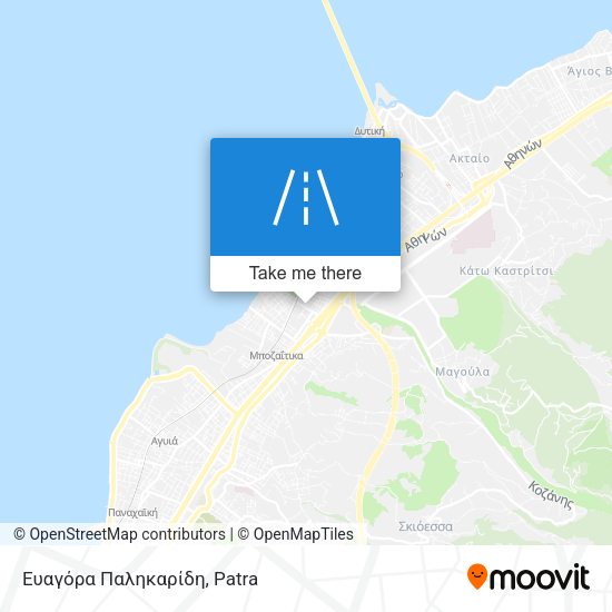 Ευαγόρα Παληκαρίδη map