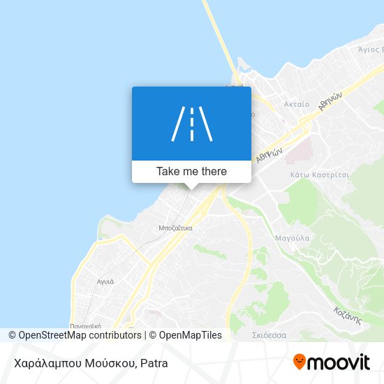 Χαράλαμπου Μούσκου map