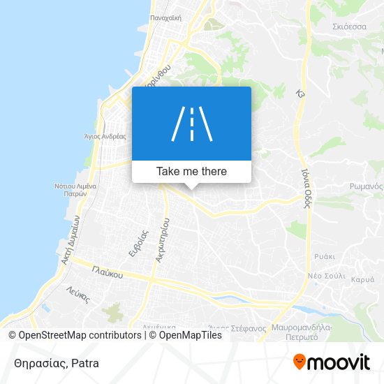 Θηρασίας map
