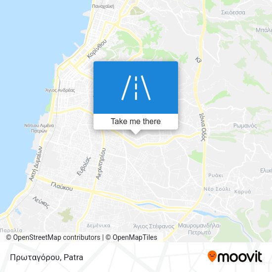 Πρωταγόρου map