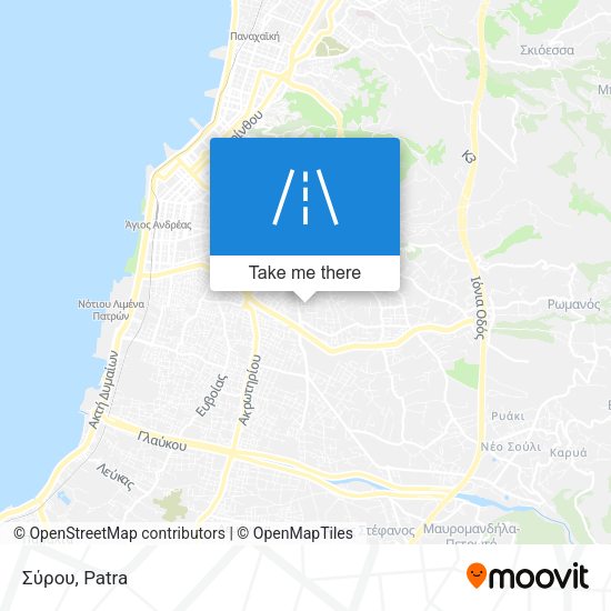 Σύρου map