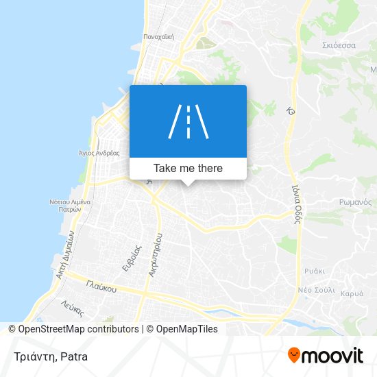 Τριάντη map